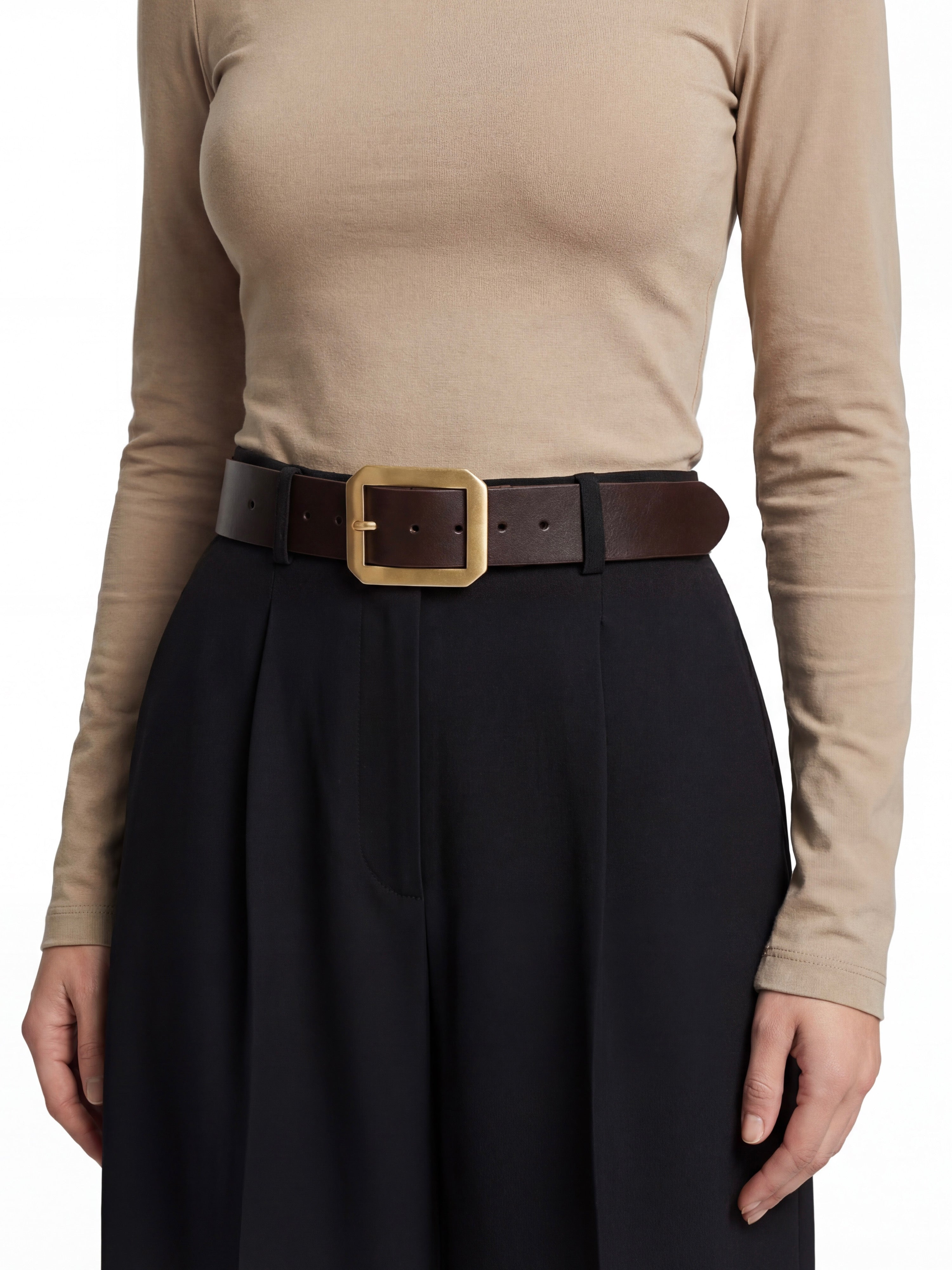 Ремінь Aika шоколадний