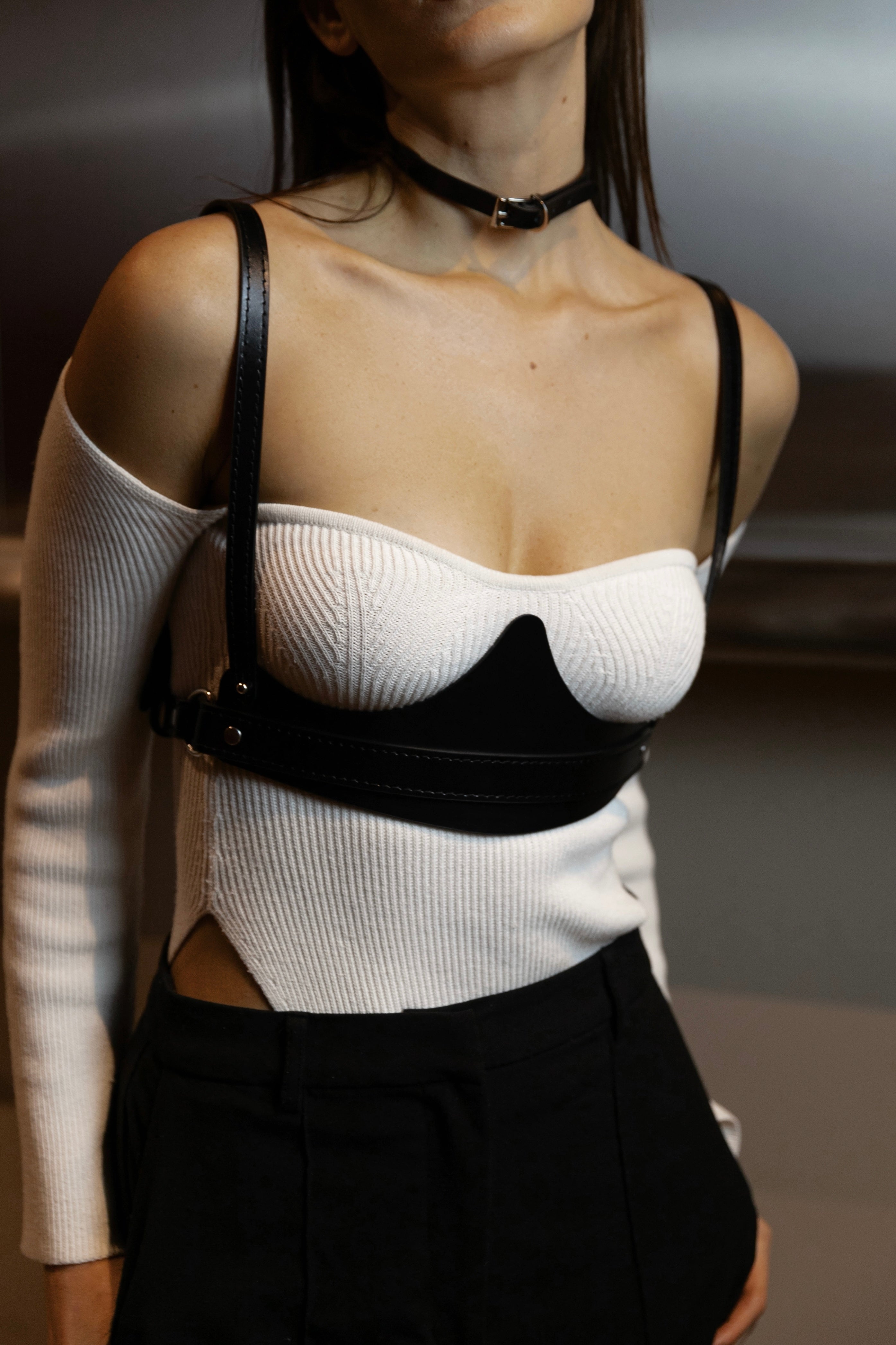 Корсет без чашок Selene білий